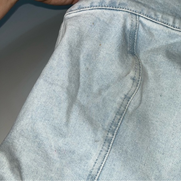 Good American Mini Tube Dress in Light Compression Denim sz Large (3 in GA Size) - Picture 13 of 13